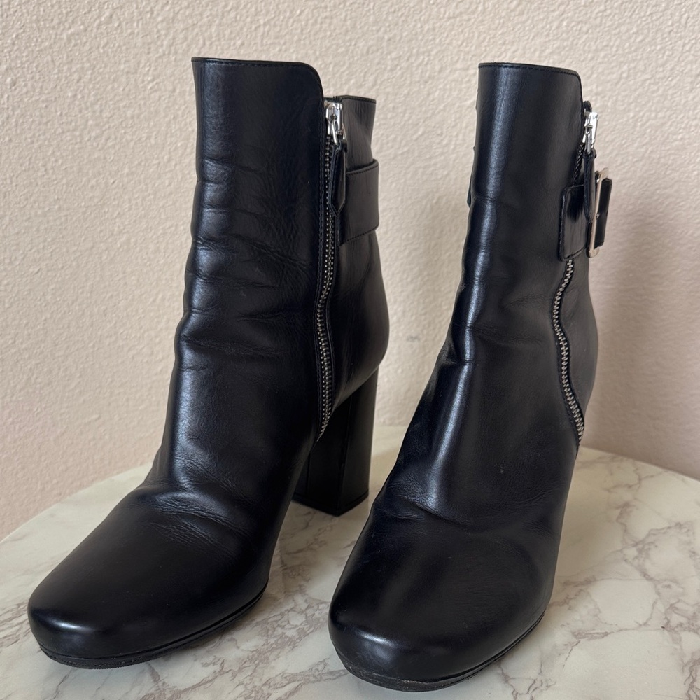 Prada Black Leather Boots - Picture 10 of 16